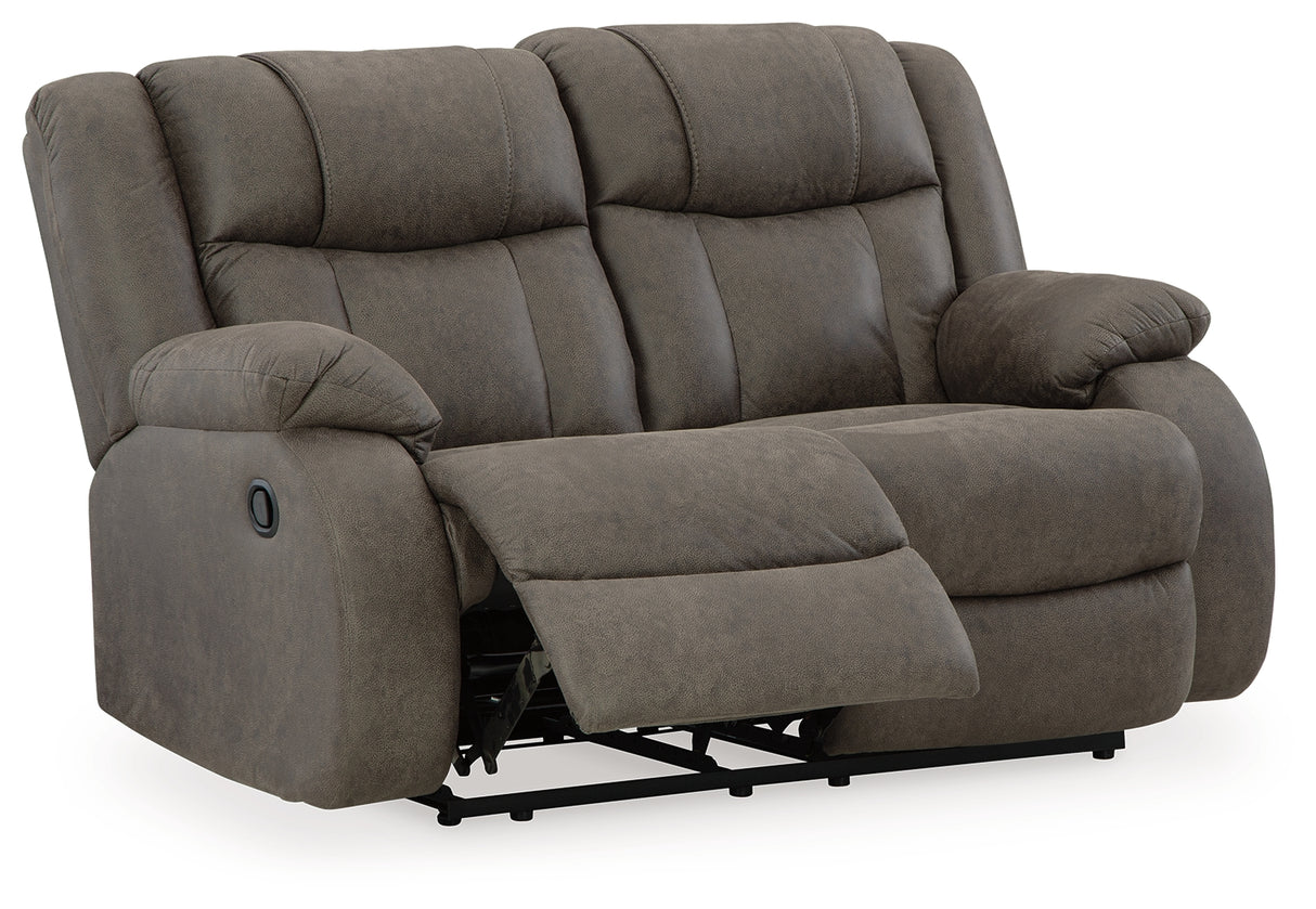 First Base 3-Piece Sofa, Loveseat and Recliner (Reclining Sofa, Reclining Loveseat, Recliner)