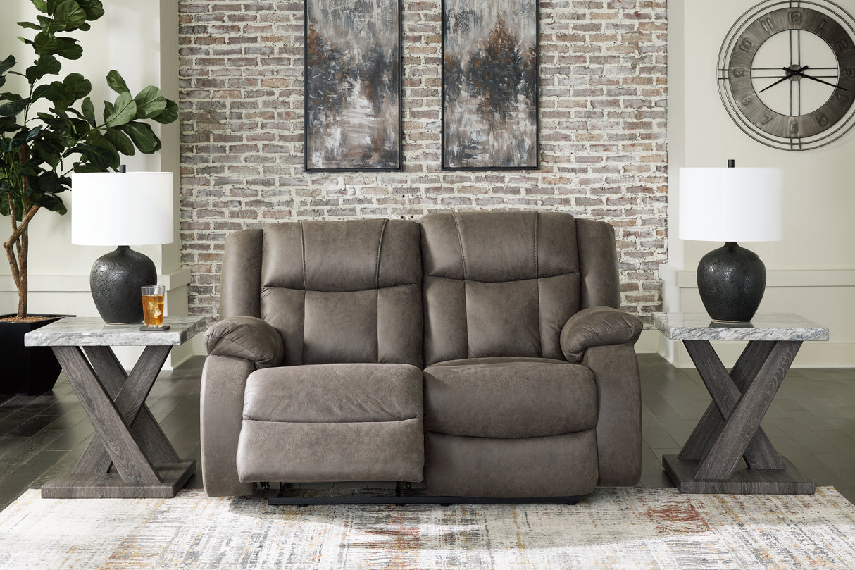 First Base 3-Piece Sofa, Loveseat and Recliner (Reclining Sofa, Reclining Loveseat, Recliner)
