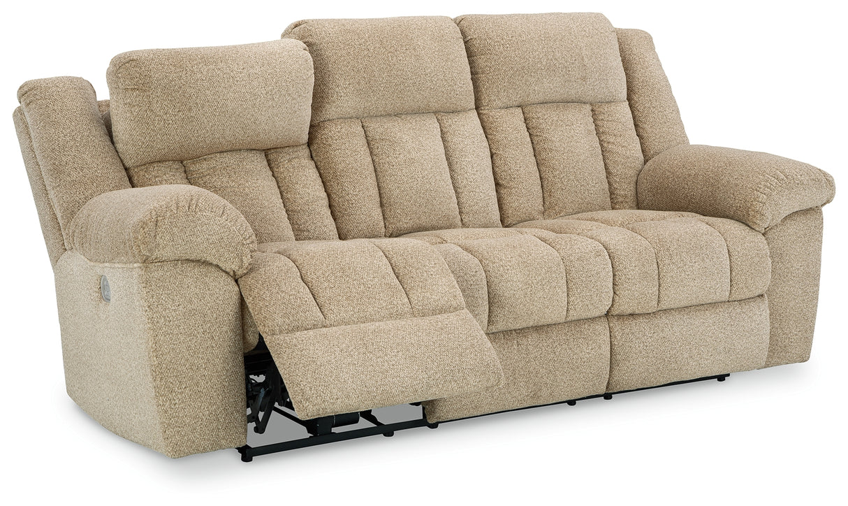 Tip-Off Power Reclining Sofa (Color: Wheat)