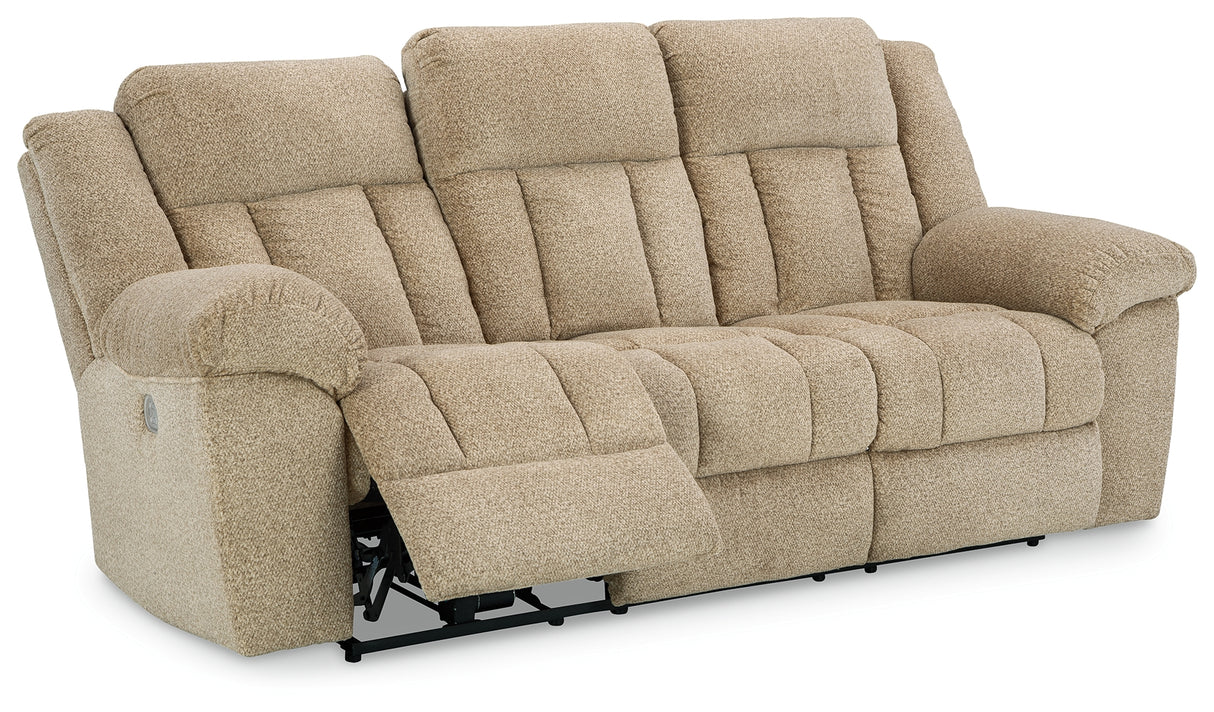 Tip-Off Power Reclining Sofa (Color: Wheat)
