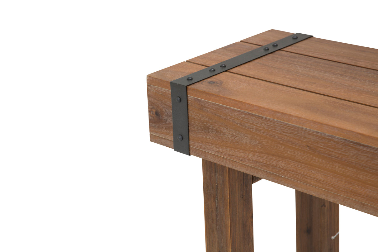 Brooklyn Walk - Console Table - Burnt Umber