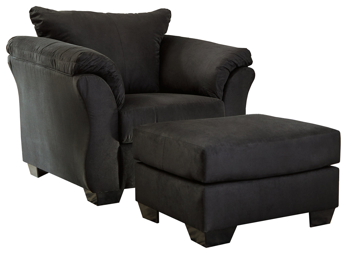 Darcy 2-Piece Chair and Ottoman (Ottoman, Chair)