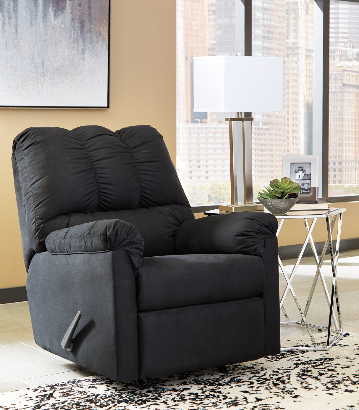 Darcy Recliner (Color: Black)