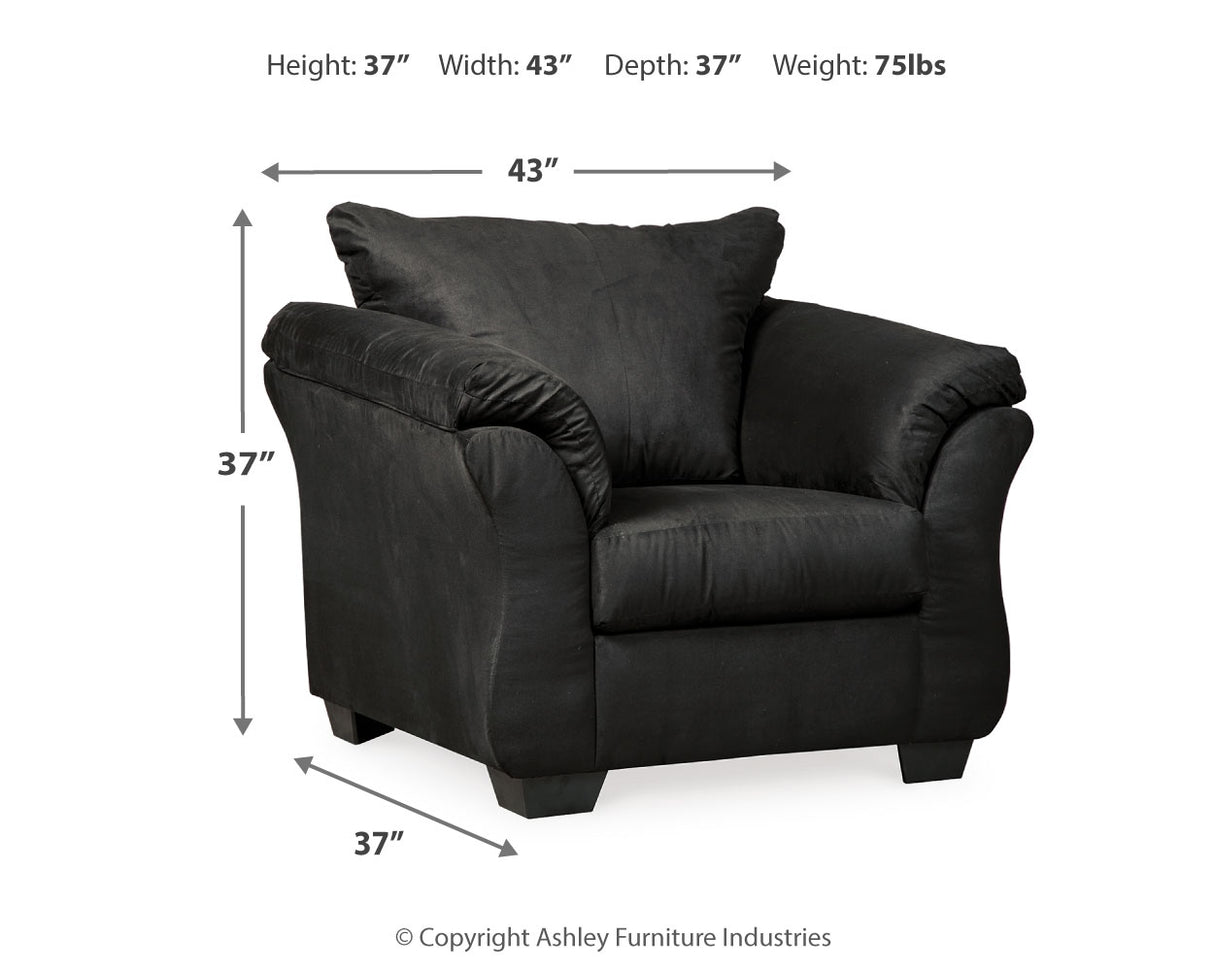 Darcy Chair (Color: Black)