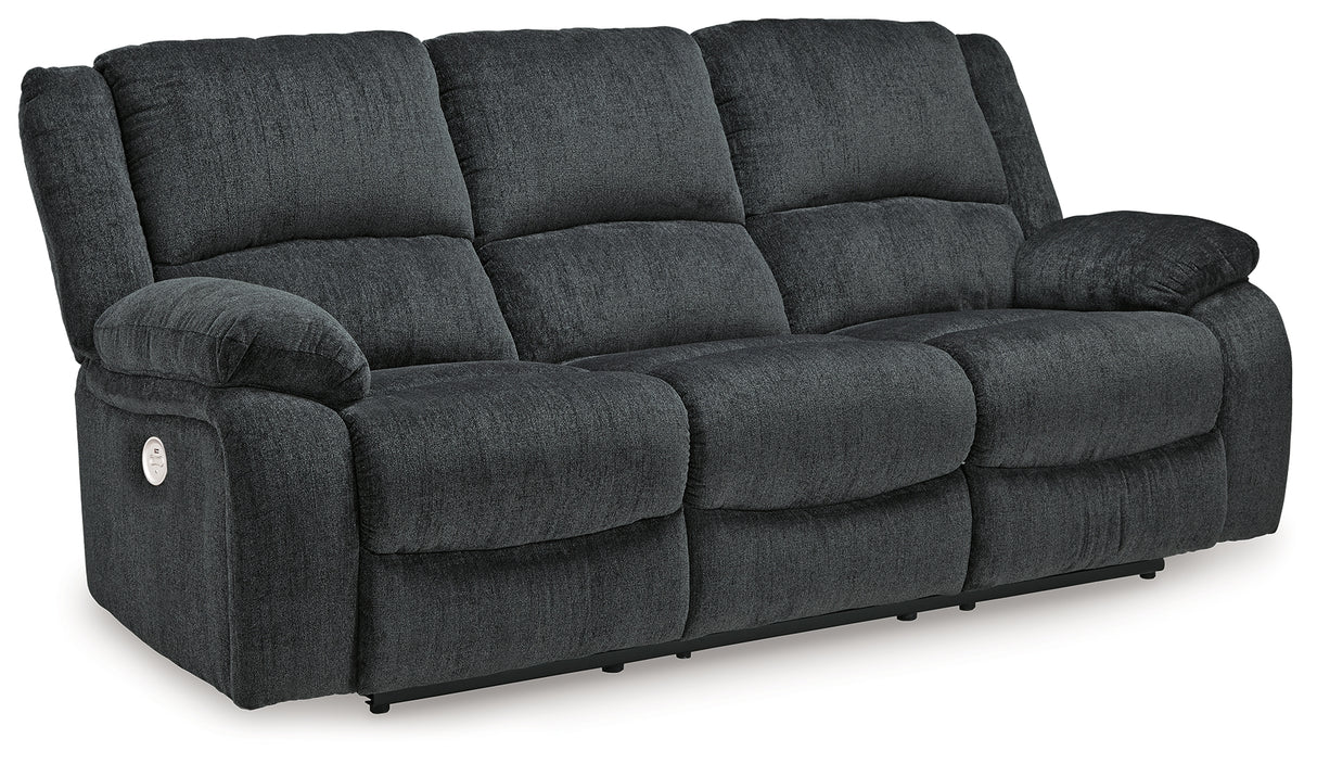 Draycoll 2-Piece Sofa and Loveseat (Power Reclining Sofa, Power Reclining Loveseat with Console)