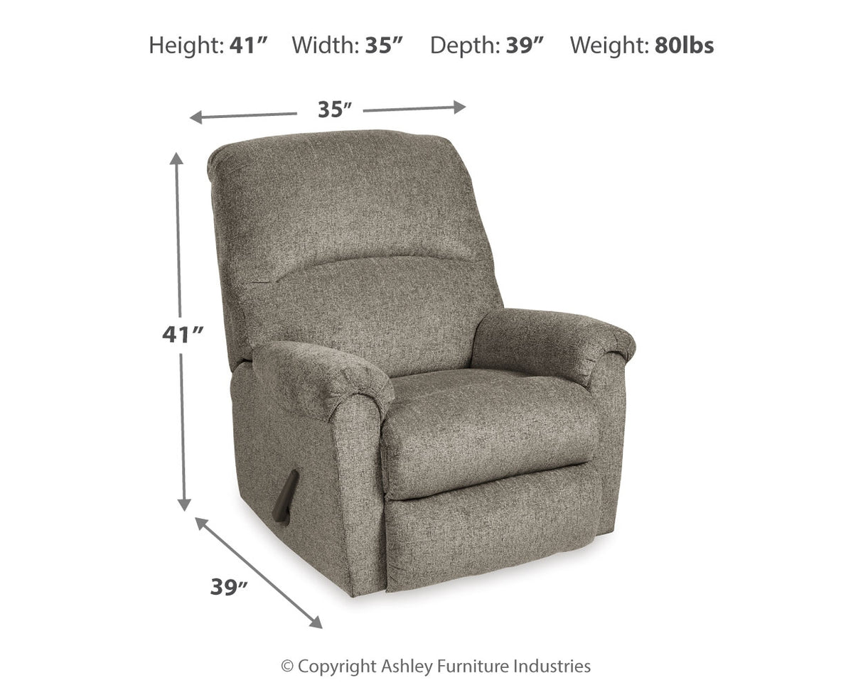 Ballinasloe Recliner (Color: Platinum)