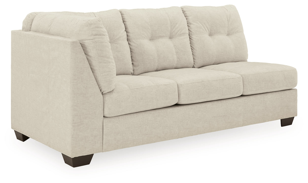 80806 3-Piece Sectional with Ottoman (Falkirk Right-Arm Facing Corner Chaise, Falkirk Left-Arm Facing Sofa, Falkirk Oversized Accent Ottoman)