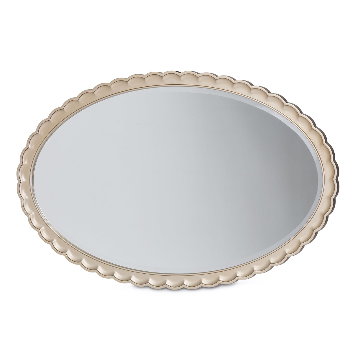 Malibu Crest - Oval Wall Mirror - Chardonnay