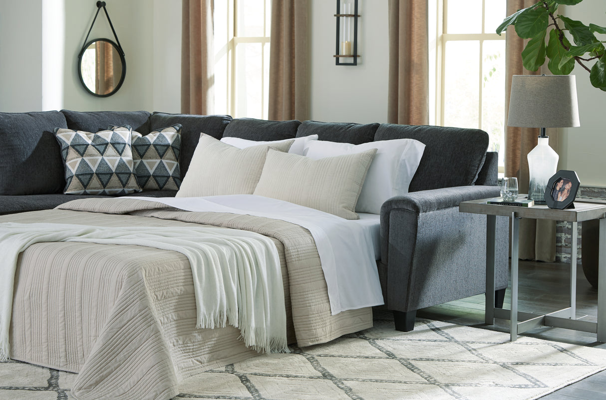 Abinger 2-Piece Sleeper Sectional with Chaise (Sectional Orientation: Left Arm Facing)