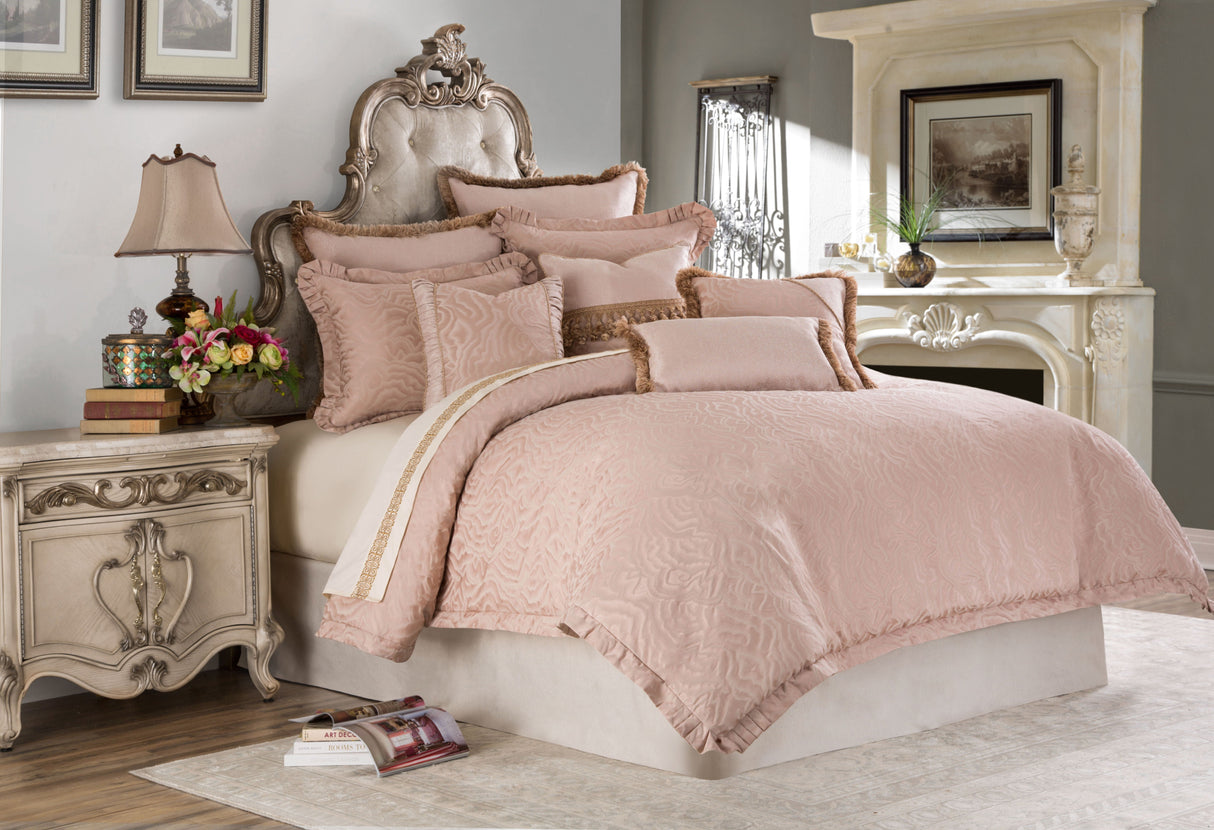 Fontaine - 10 Piece King Comforter Set - Quartz