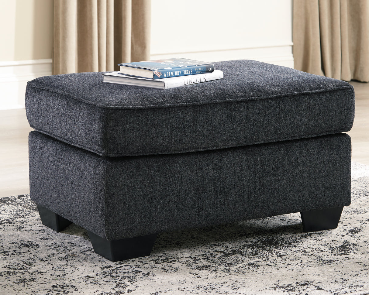 Altari Ottoman (Color: Slate)