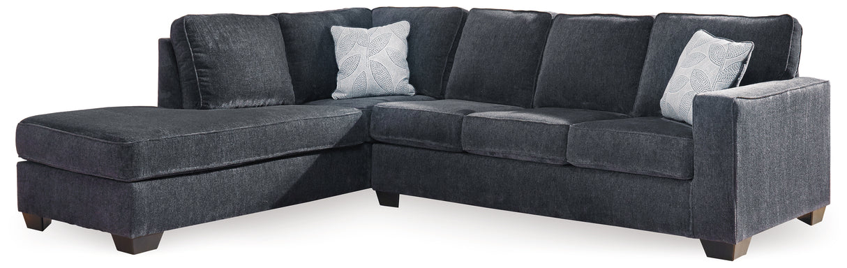 Altari 2-Piece Sleeper Sectional with Chaise (Color: Slate)