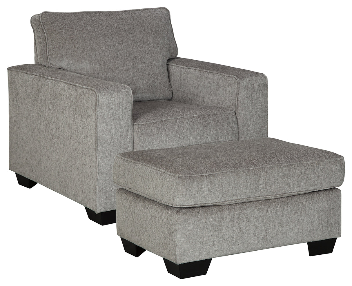 Altari 2-Piece Chair and Ottoman (Ottoman, Chair)