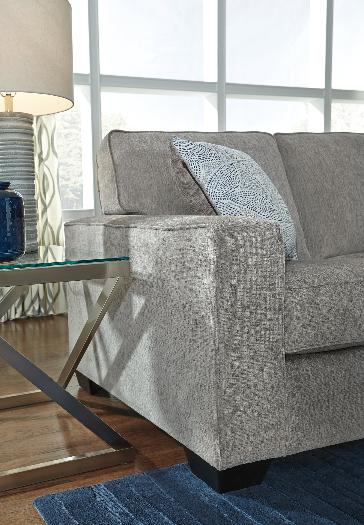 Altari 3-Piece Sectional with Ottoman (Left-Arm Facing Sofa, Right-Arm Facing Corner Chaise, Oversized Accent Ottoman)