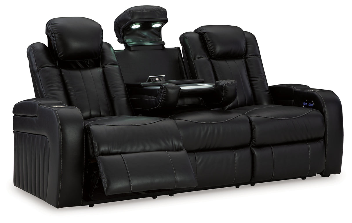 Caveman Den 3-Piece Sofa, Loveseat and Recliner (Power Reclining Sofa, Power Reclining Loveseat with Console, Power Recliner)