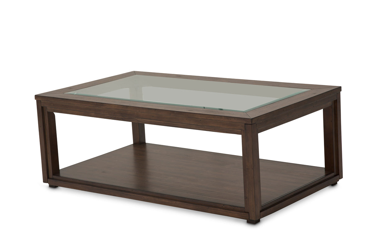 Carrollton - Rectangular Cocktail Table - Rustic Ranch