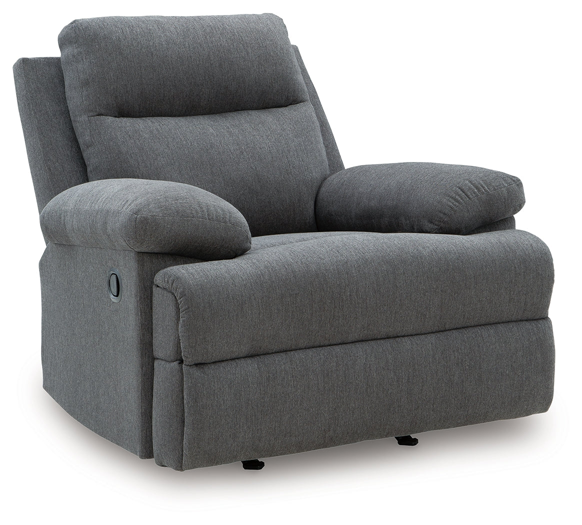Side-Swipe Recliner (Color: Charcoal)