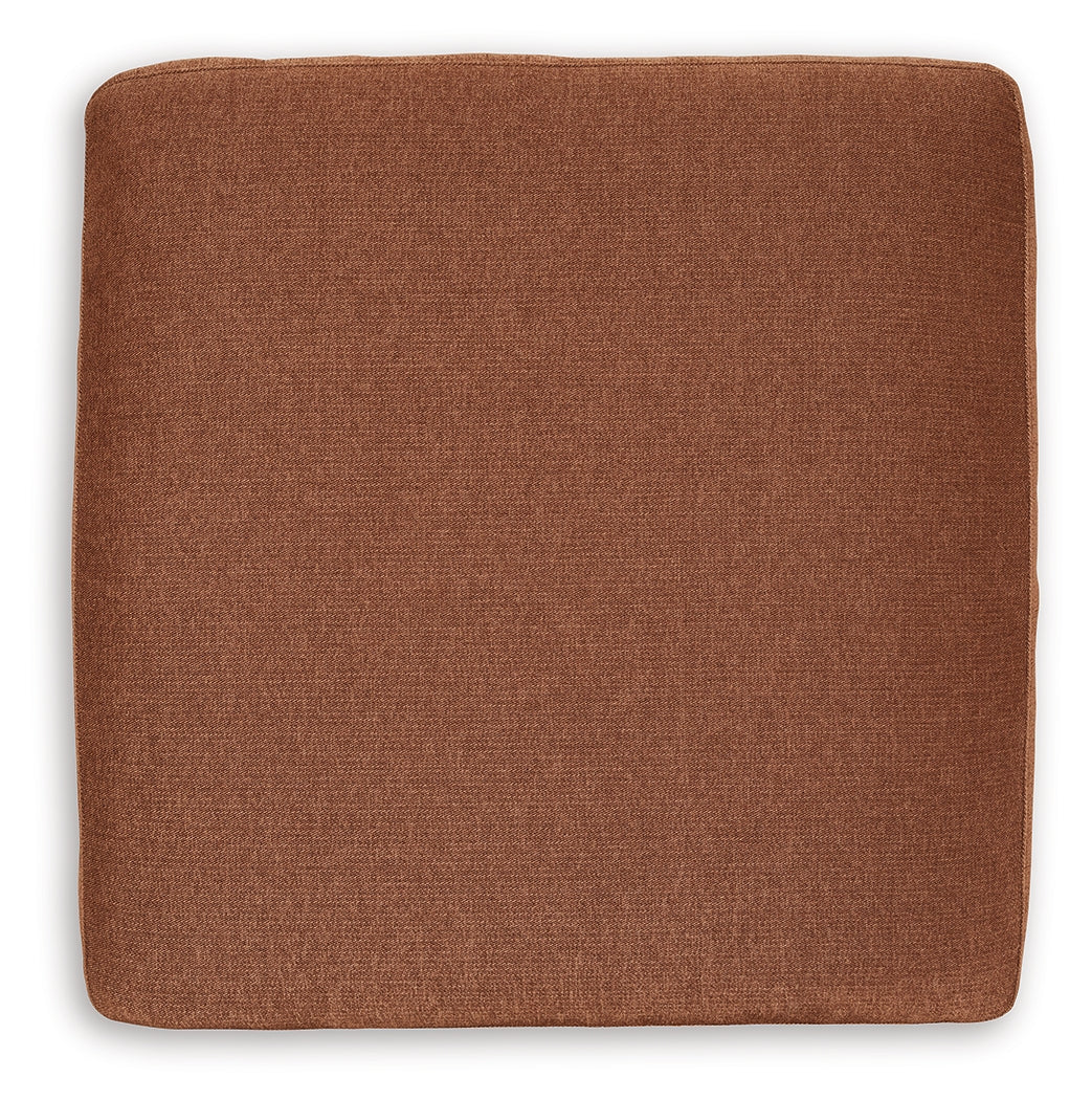 Modmax Oversized Accent Ottoman (Color: Spice)
