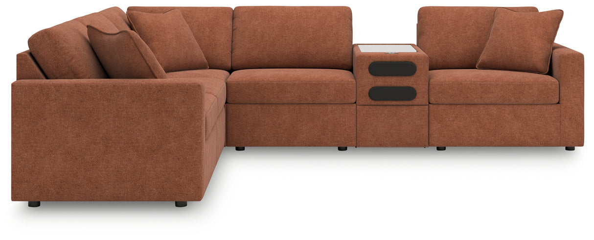 Modmax 6-Piece Sectional (Color: Spice)