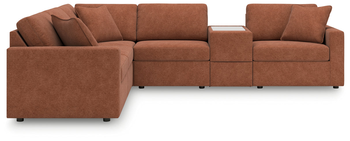 Modmax 6-Piece Sectional (Color: Spice)