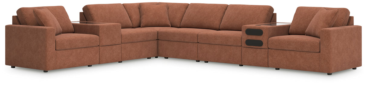 Modmax 8-Piece Sectional (Color: Spice)