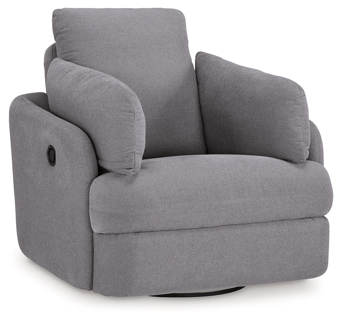 Modmax Swivel Glider Recliner (Color: Granite)
