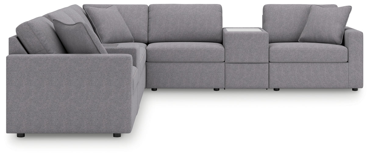 Modmax 8-Piece Sectional (Color: Granite)