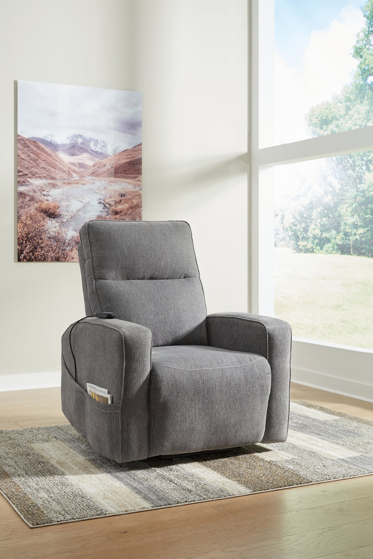 Starganza Power Lift Recliner (Color: Gray)