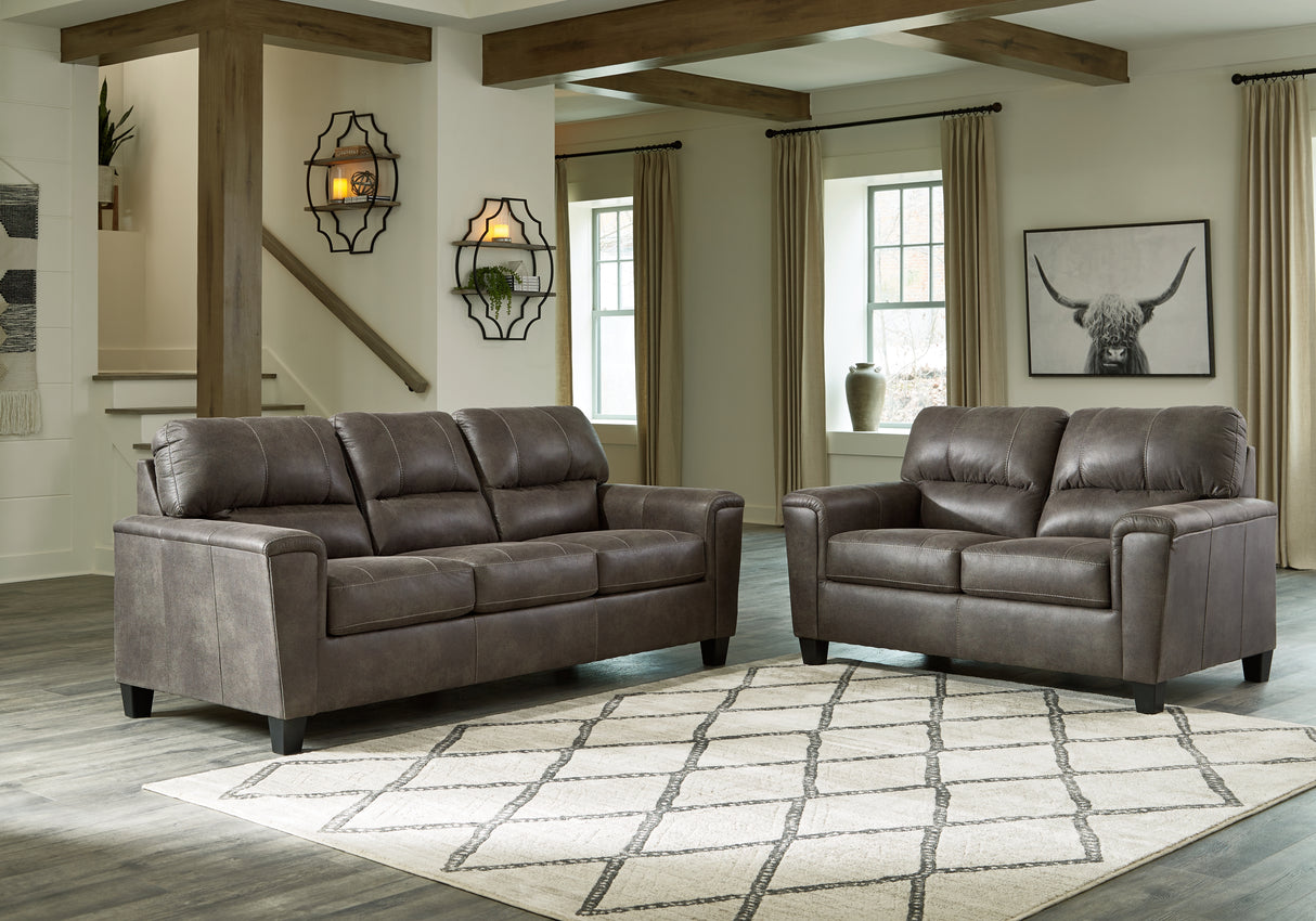 Navi 2-Piece Sofa and Loveseat (Sofa, Loveseat)