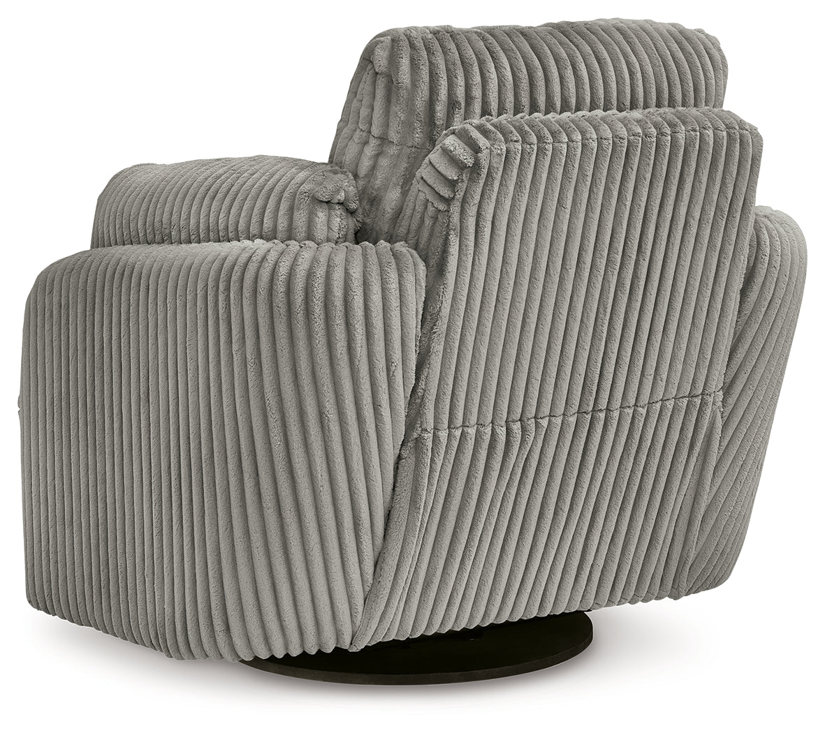 Tie-Breaker Swivel Glider Recliner (Color: Fog)