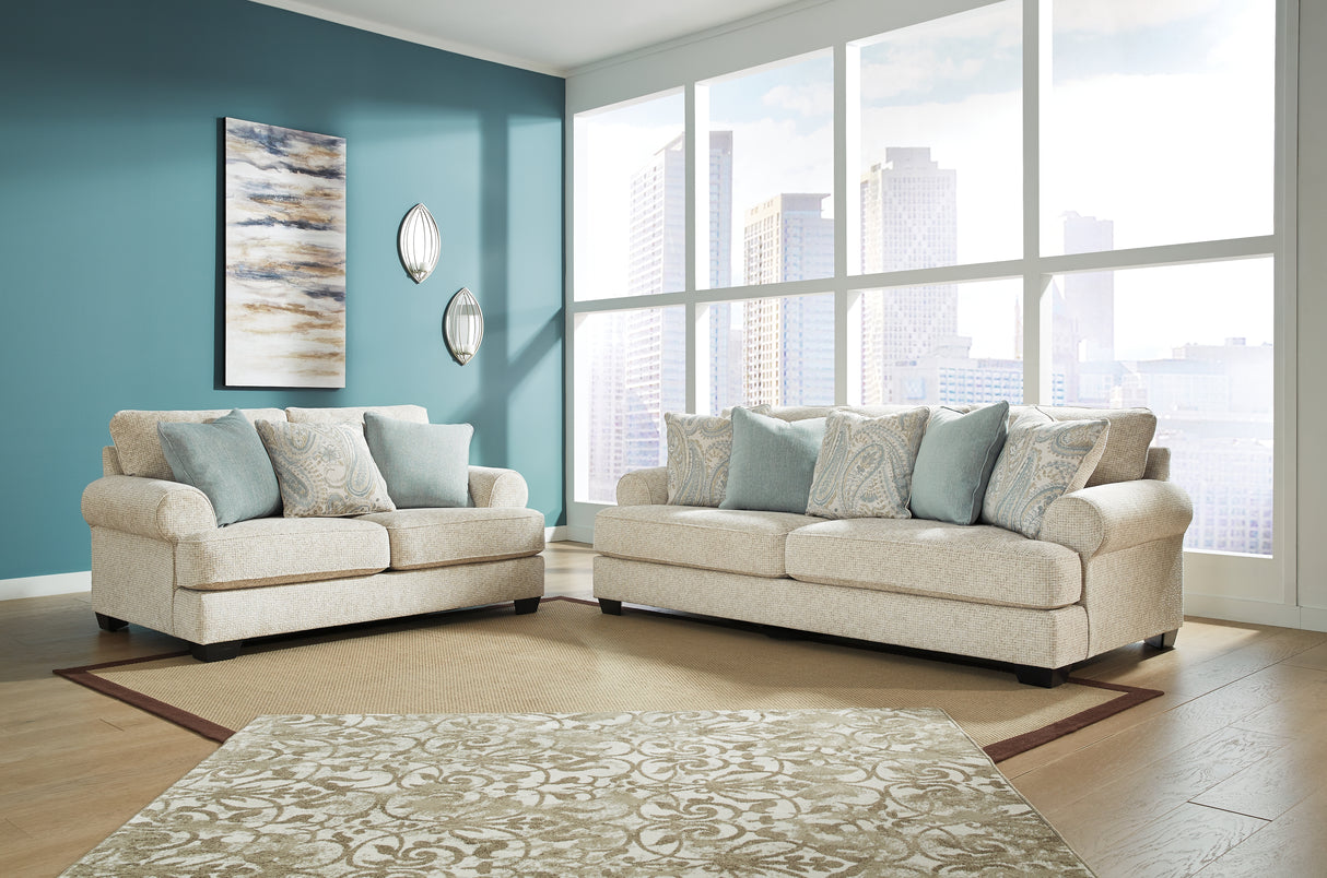 Monaghan 2-Piece Sofa and Loveseat (Sofa, Loveseat)