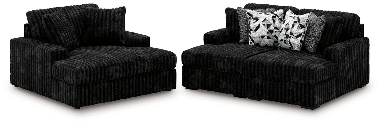 Midnight-Madness Super Chaise and Oversized Chaise