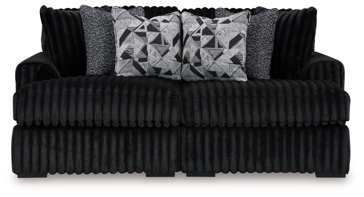 Midnight-Madness Super Chaise (Color: Onyx)