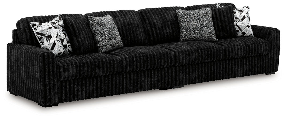 Midnight-Madness 2-Piece Sectional (Color: Onyx)
