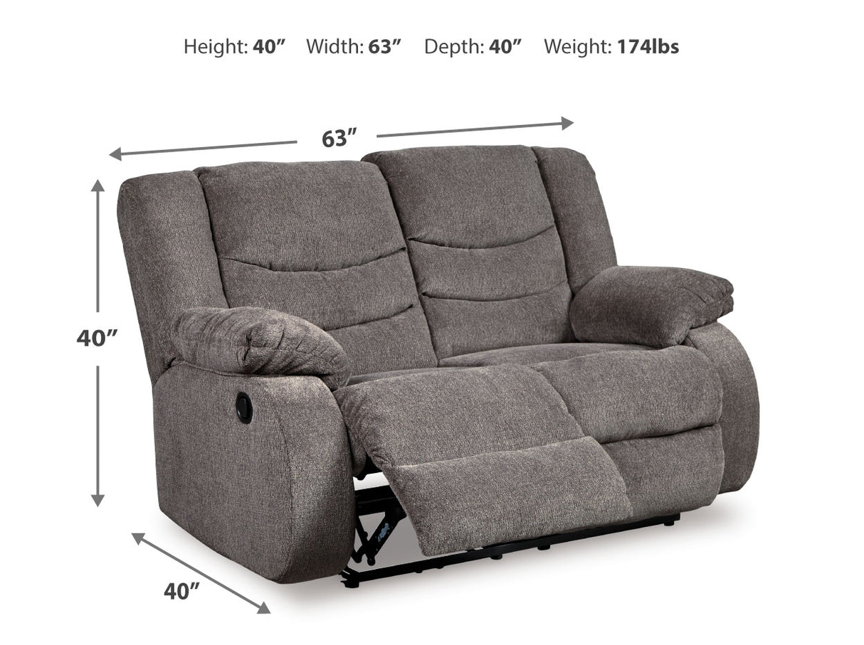 Tulen 2-Piece Sofa and Loveseat (Reclining Sofa, Reclining Loveseat)