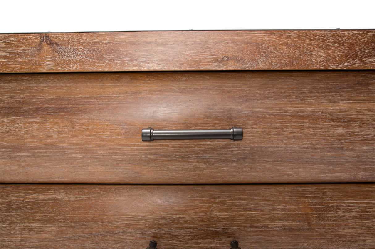 Brooklyn Walk - 6-Drawer Chest - Burnt Umber