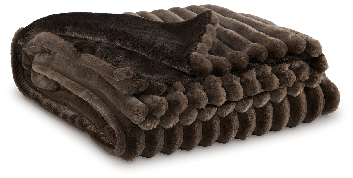 Alsonwell Throw (Set of 3) (Color: Brown)