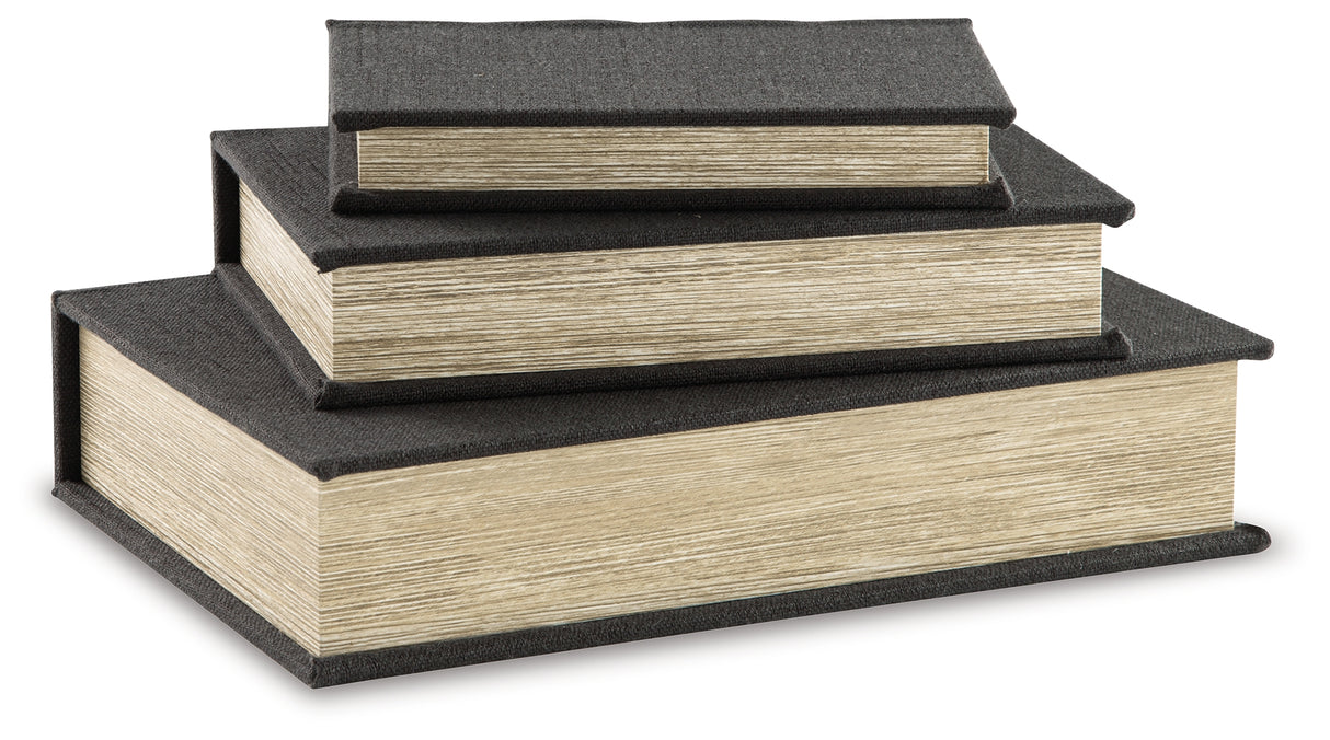 Jolina Box (Set of 3) (Variation Color: Black)