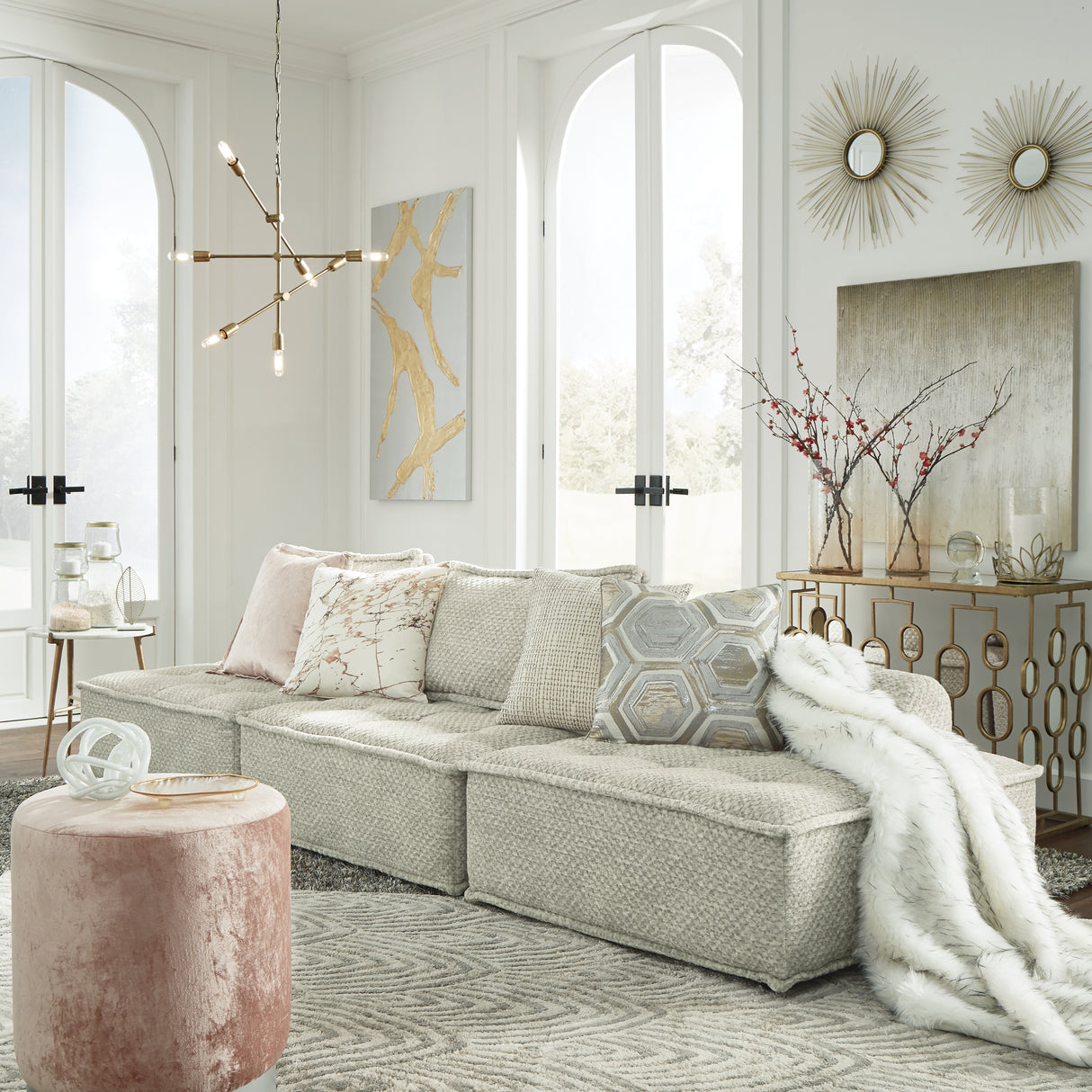 Bales Accent Chair (Color: Taupe)