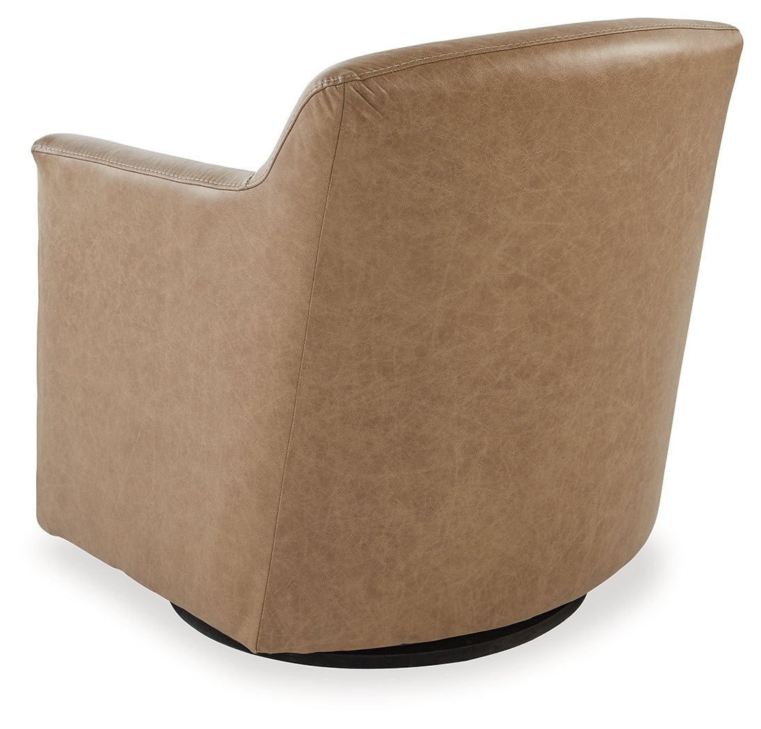 Bradney Swivel Accent Chair (Color: Tumbleweed)