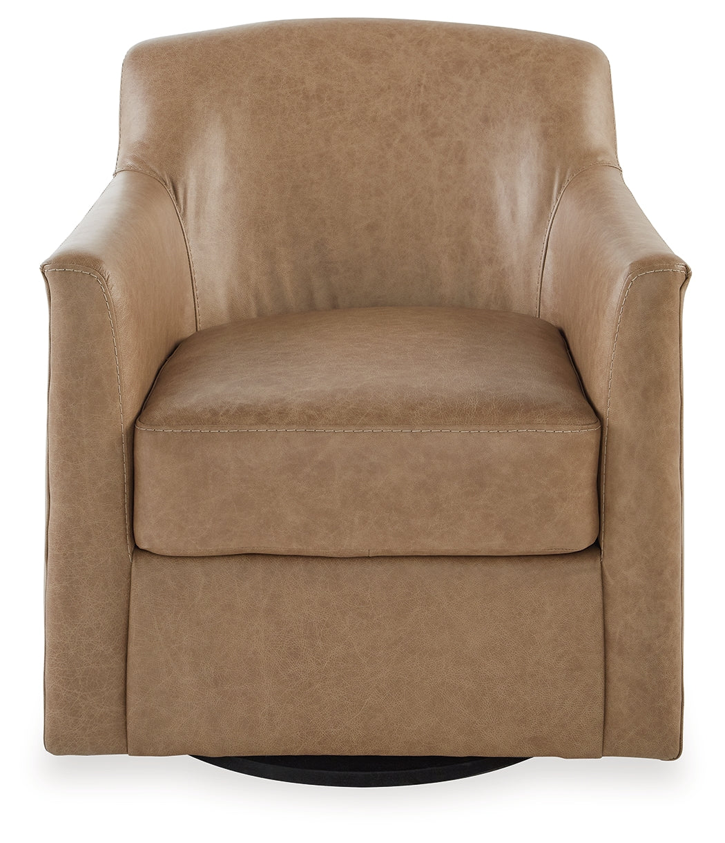 Bradney Swivel Accent Chair (Color: Tumbleweed)