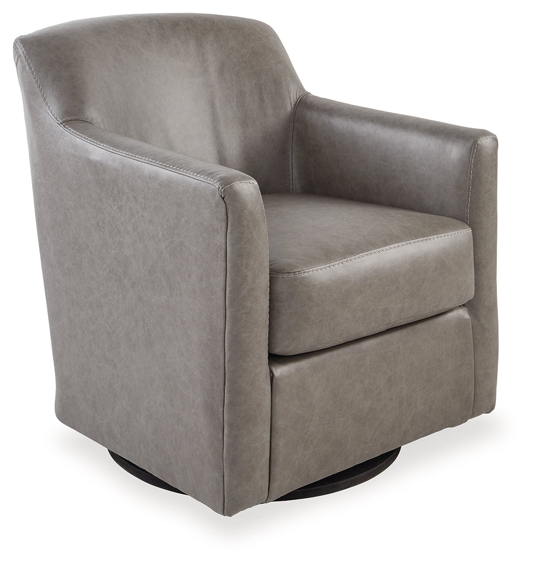 Bradney Swivel Accent Chair (Color: Fossil)