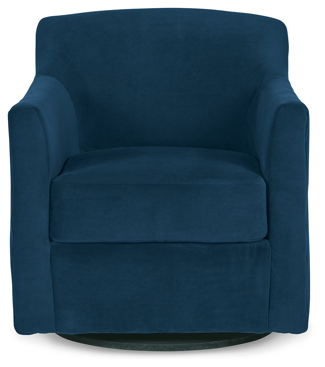 Bradney Swivel Accent Chair (Color: Ink)