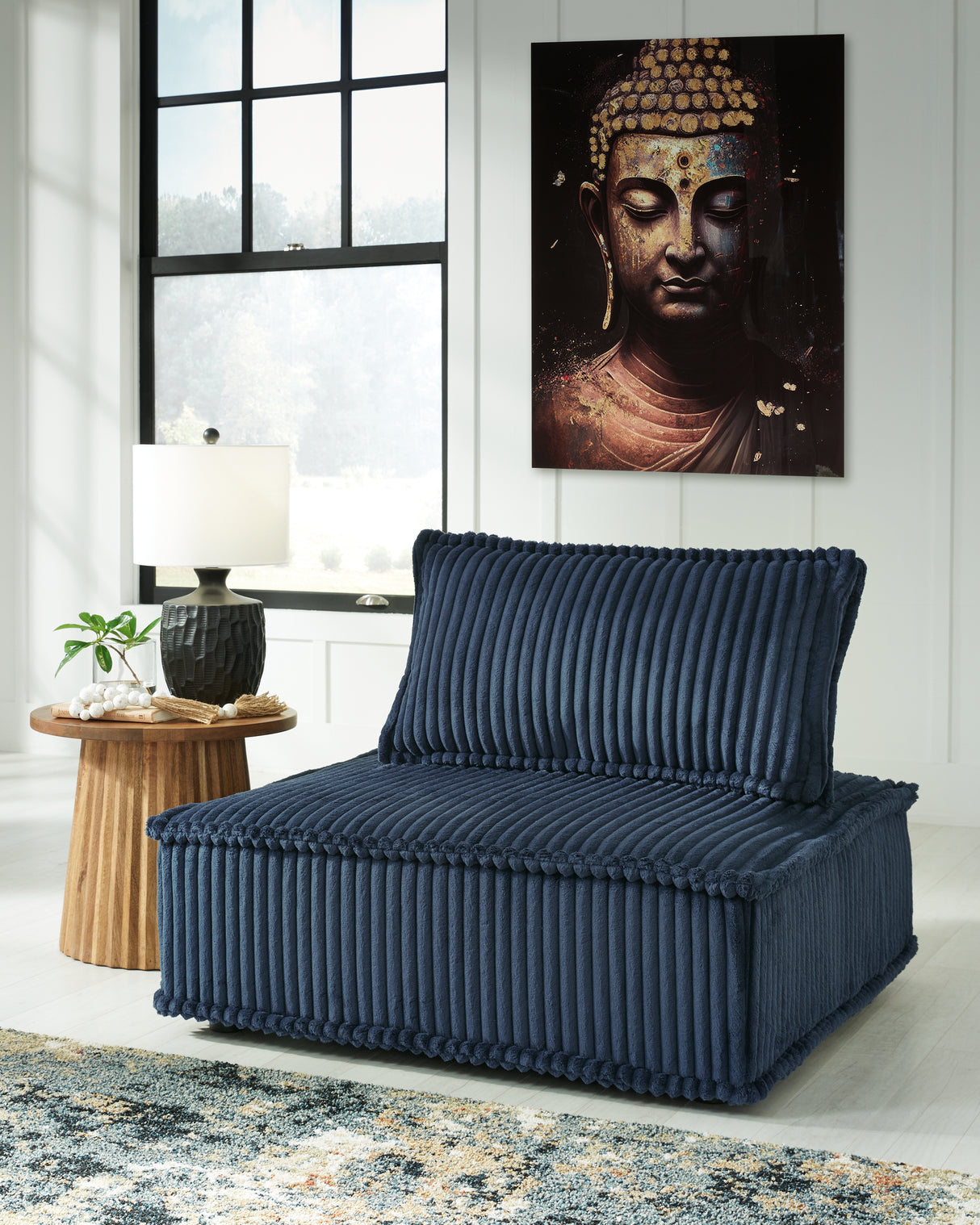 Bales Accent Chair (Color: Navy)
