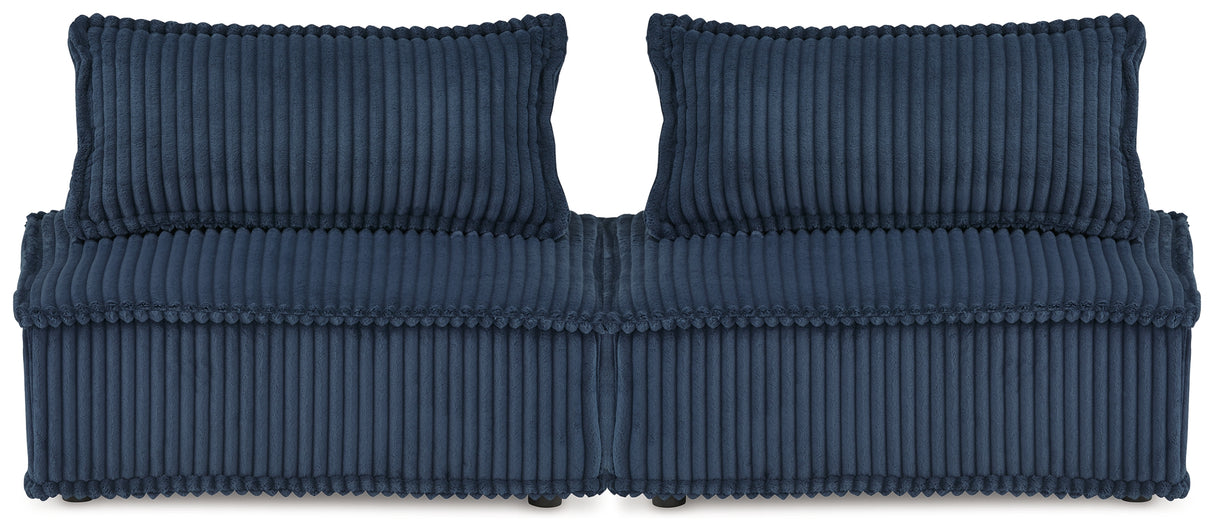 Bales 2-Piece Modular Seating (Color: Navy)