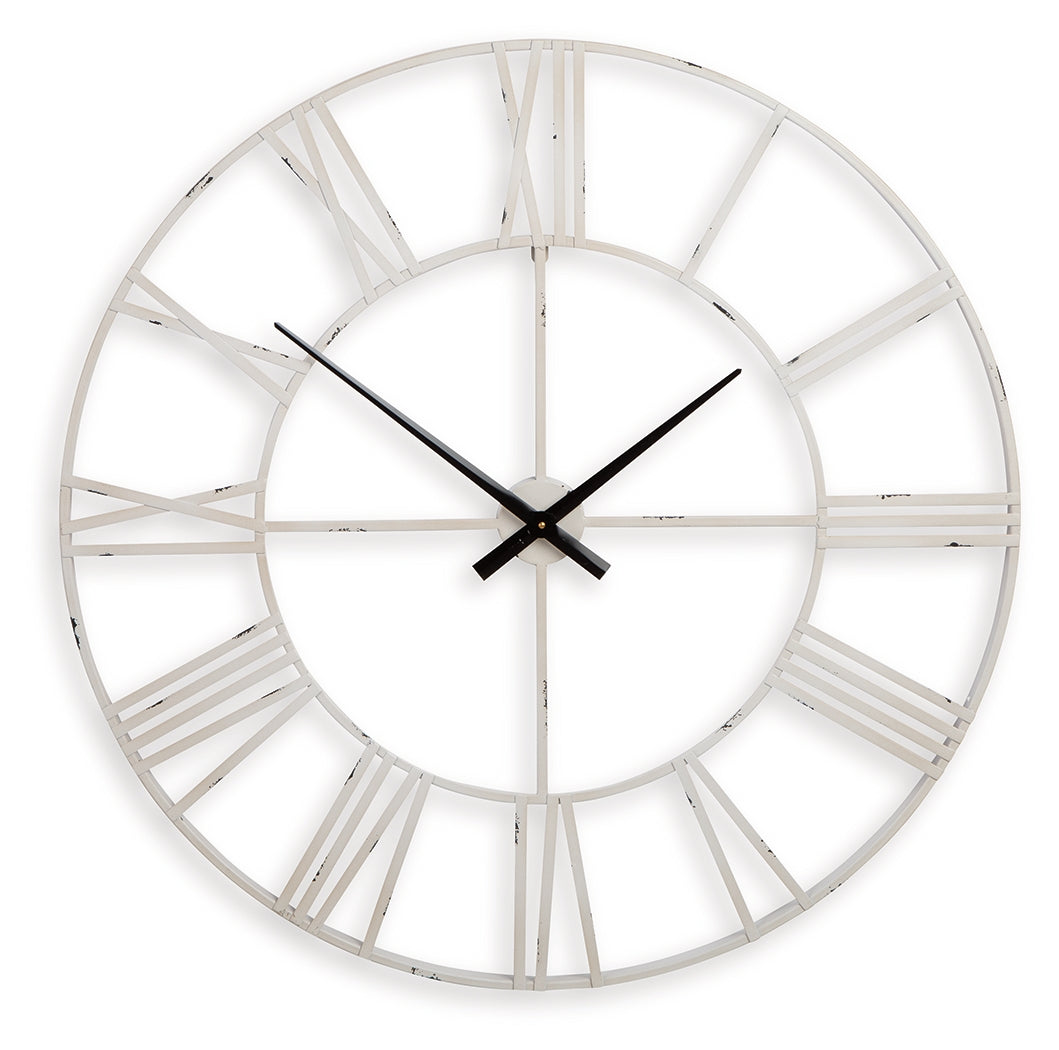 Paquita Wall Clock (Variation Color: Antique White)