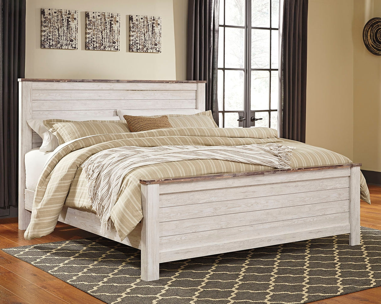 Willowton Queen Panel Bed (Bed Size: California King)