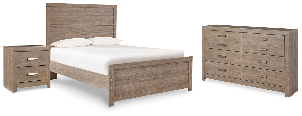 Culverbach Full Panel Bed, Dresser and Nightstand (Bed Size: Full)