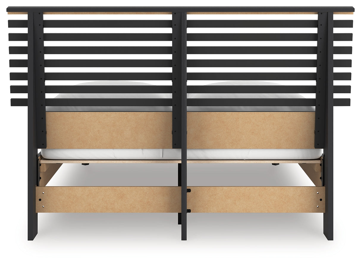 Danziar Full Slat Panel Bed