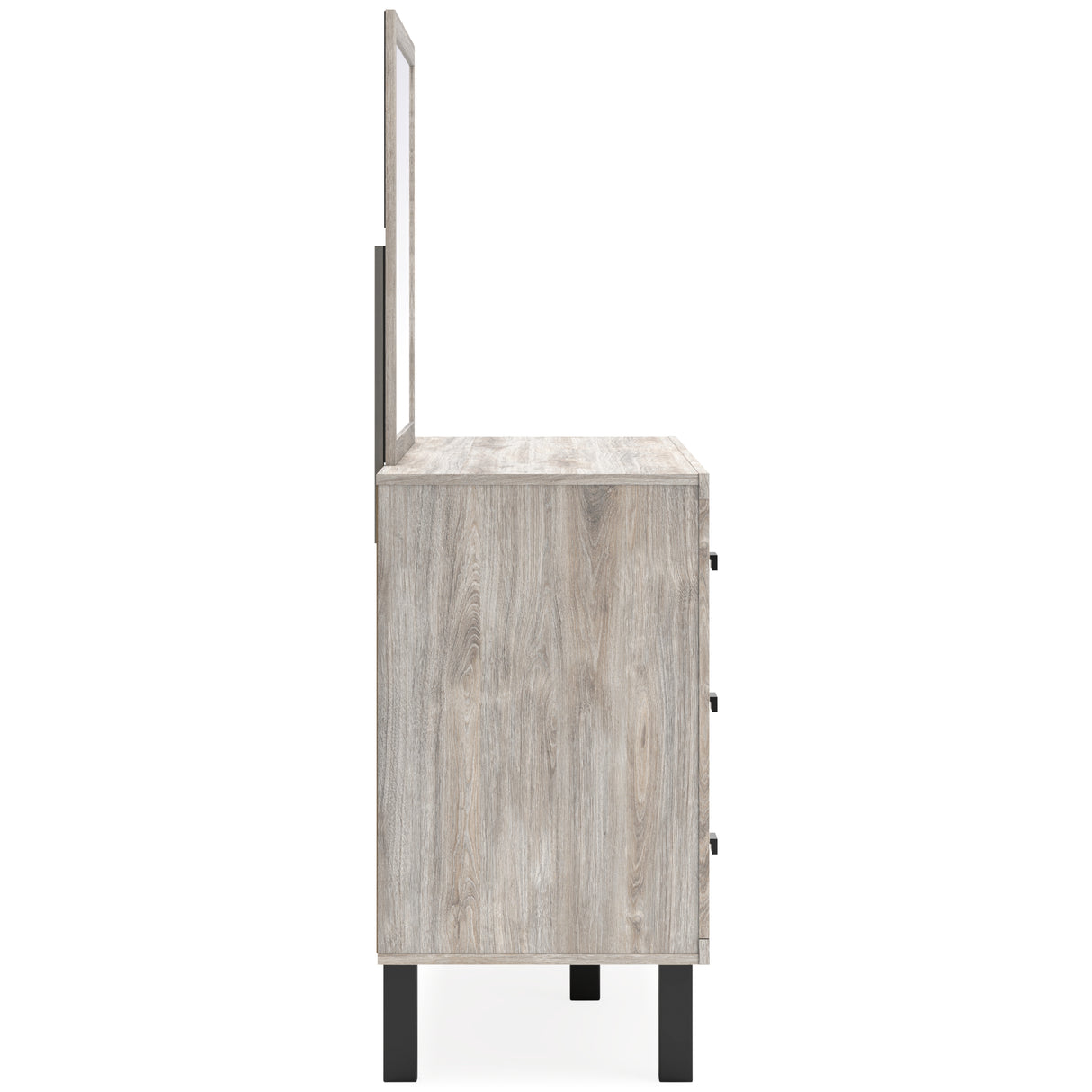 Vessalli King Panel Bed, Dresser and Mirror (Bed Size: King)